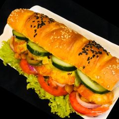 Whosayna’s Subway Prawns Fajita Sandwich A picture of Whosayna’s Subway Prawns Fajita Sandwich.