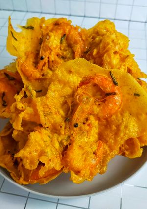 Foto resep Peyek udang ala Rm.padang Super simpleee dan renyahh