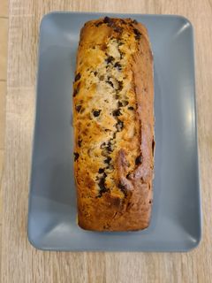 Une photo de Banana Bread aux pépites de chocolat noir