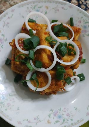 A picture of Baked tofu.