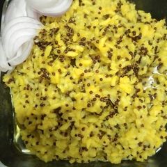 Sprauted ragi khichdi A picture of Sprauted ragi khichdi.