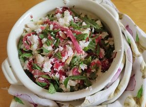 Foto di Insalata di riso basmati con rucola, bresaola e scaglie di parmigiano