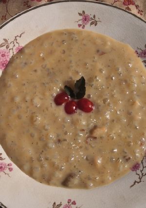 A picture of Sabudana kheer.