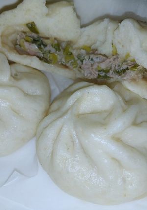 蔥肉包子 的食譜成品照片