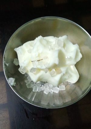A picture of Homemade makhan.