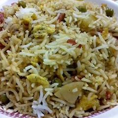 A picture of Vegetable Egg Fried Rice.
