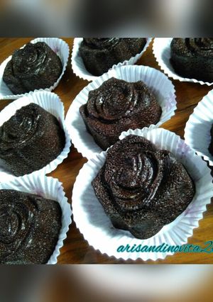 Foto resep blackrose brownies eggless