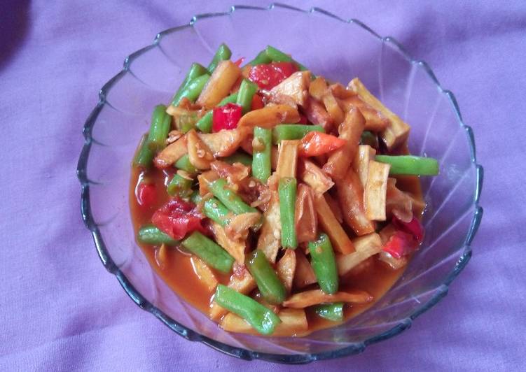 Sambel Goreng Ubi Buncis Basah