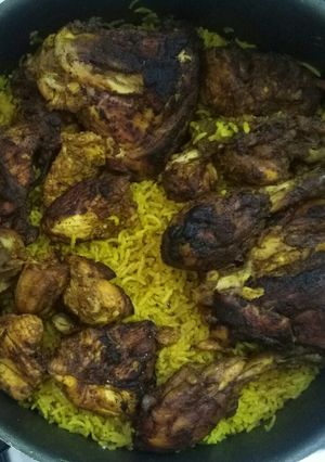 صورة لوصفة رز و دجاج بريحة المشاوي