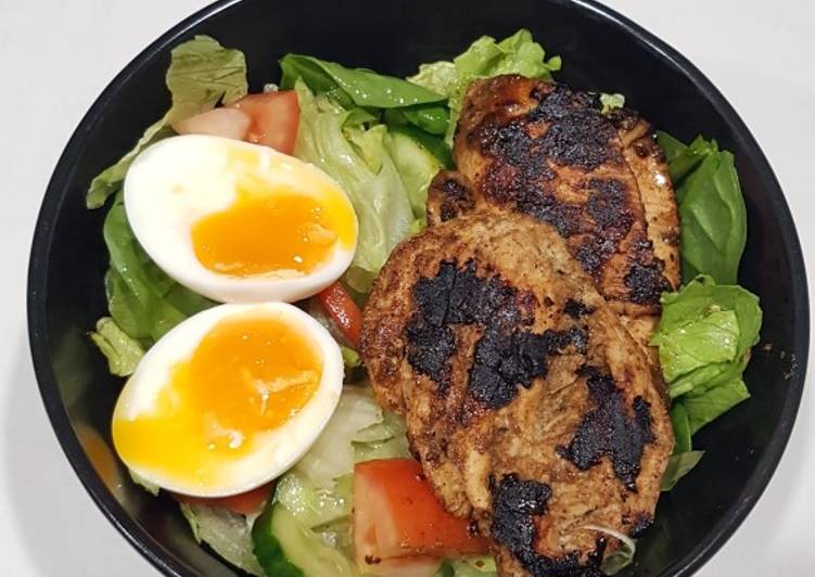 Langkah Mudah Menyiapkan 109. Grilled Chicken Salad (US) Bikin Ngiler