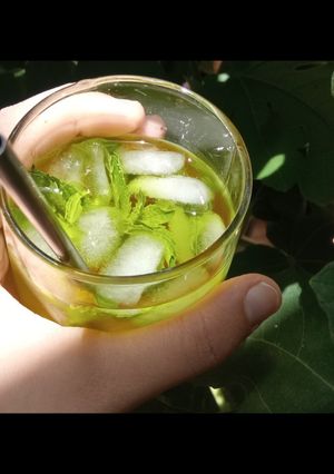 عکسی از دستور شربت نعنا و زعفران