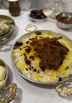 صورة لوصفة رز ايراني