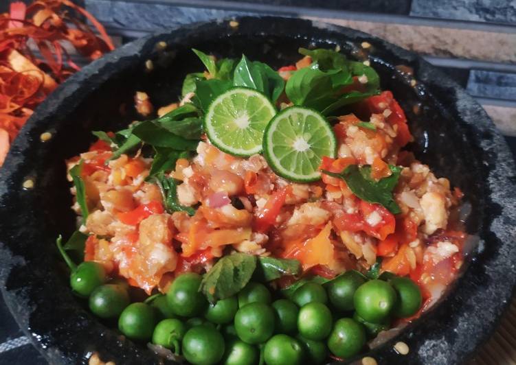 BIKIN NAGIH! Resep Sambal tempe kemangi