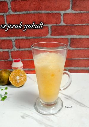 Foto resep Es Jeruk Yakult