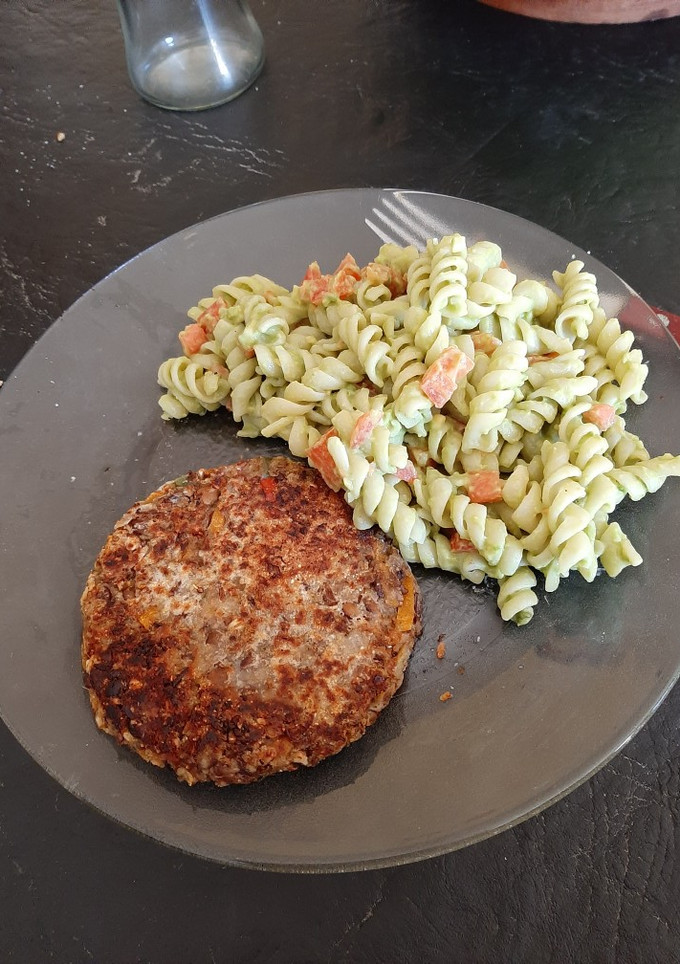 Una foto de Hamburguesas de lentejas y zanahoria (vegan)