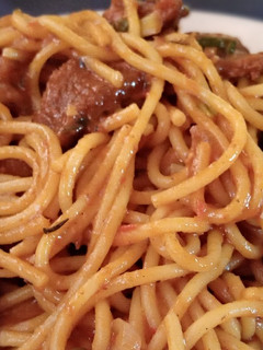 A picture of Spaghetti Bolognese with shredded Beef😋 #Cookpad2020 #LagosStat.