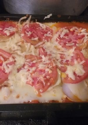 Una foto de Lasaña de zapallo italiano