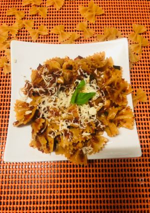 A picture of Arrabbita sauce Pasta.