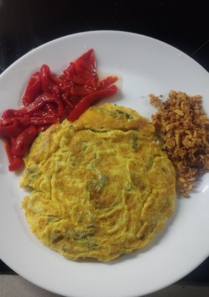 Una foto de Tortilla de Espárrago