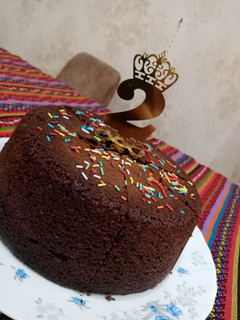 عکسی از دستور کیک شکلاتی با پودر آماده