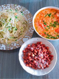 Hình của món Một bữa cơm chay đơn giản.
