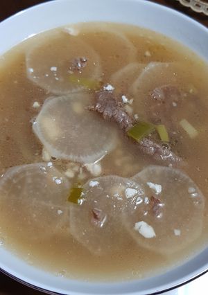 Foto resep Sayur Bening Lobak Daging Tumis