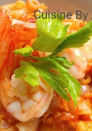 รูปของ มักกะโรนีผัดกุ้ง