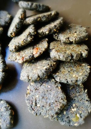 養生黑芝麻餅乾 (無奶油無蛋) 的食譜成品照片