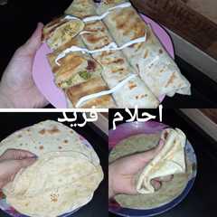 خبز التورتيلا سهل جدا وطري ولذيذ مع شاورما بيتي-レシピのメイン写真