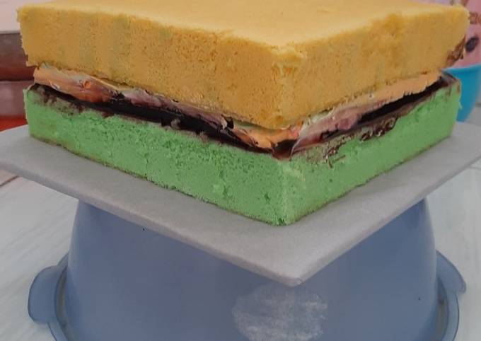 Bolu Gulung Simpel pakai Santan (Base Cake Ultah) - cookandrecipe.com
