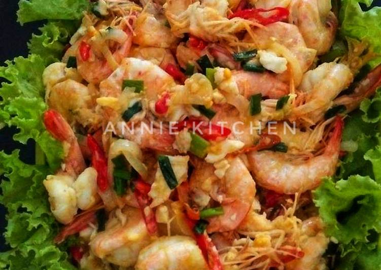 Resep Udang goreng telur asin ala annie&#39;kitchen, Lezat