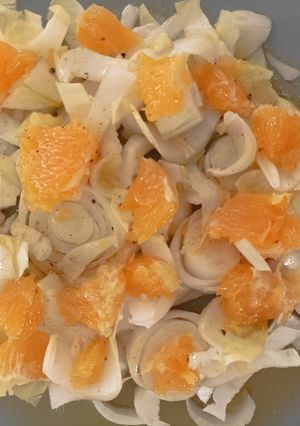 Une photo de Salade d'endives à l'orange