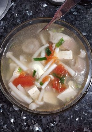Hình của món Canh nấm tươi cho người thích ăn nấm.