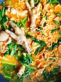 Foto resep Mie Tek Tek Ceker Kuah Seblak