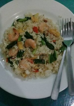 Foto resep Nasi goreng seafood