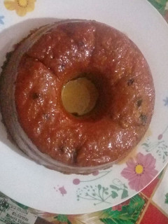 Una foto de Budín de pan casero