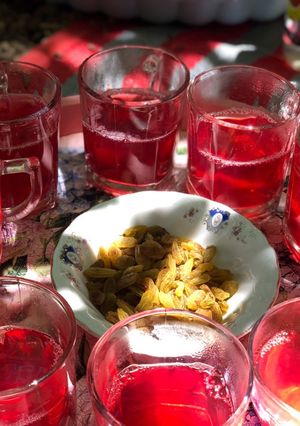 عکسی از دستور چای و دَم نوشِ آلبالو