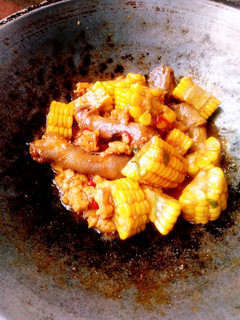 Foto resep Kepala Ayam, jagung, Tempe saus campur ala Arie
