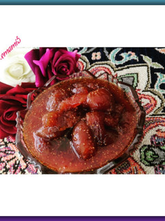 عکسی از دستور مربای انجیر