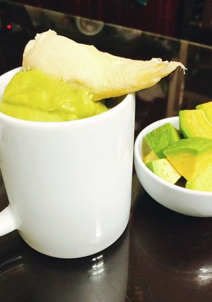 Hình của món Sinh tố bơ 🥑 sầu riêng 😱.