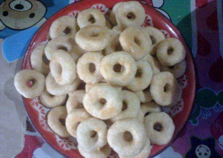 resep cara buat Donat Tepung Ketan(Gogolong)