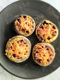 Una foto de Champiñones rellenos