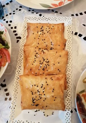 Φωτογραφία της συνταγής Φέτα ψητή στο φούρνο με μέλι και σουσάμι