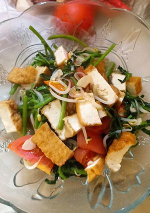 Foto resep Tumis Selada Air Tauge Tahu