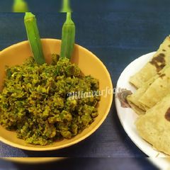 Bhindi Cha Thecha A picture of Bhindi Cha Thecha.