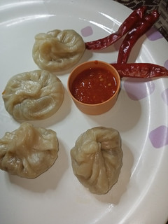 A picture of Vegetarian Momos.
