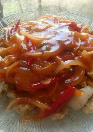 Foto resep Cumi crispy saus pasta