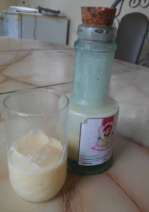 Una foto de Ponche crema de almendras