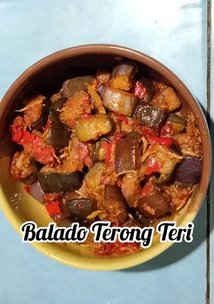 Foto resep Balado Terong Teri Simple Praktis