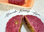 Gambar mooncake ubi ungu